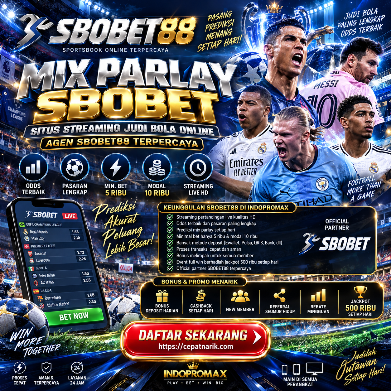 MIX PARLAY SBOBET ☄️ Situs Streaming Judi Bola Online Agen Sbobet88 Terpercaya